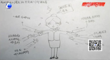 導醫(yī)手繪工作日常 平凡崗位傳遞正能量