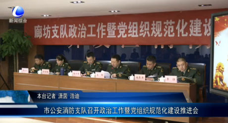 市公安消防支隊召開政治工作暨黨組織規(guī)范化建設(shè)推進(jìn)會