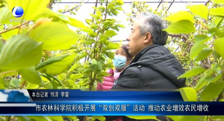 市農(nóng)林科學院積極開展“雙創(chuàng)雙服”活動 推動農(nóng)業(yè)增效農(nóng)民增收