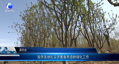 我市各地扎實開展春季造林綠化工作