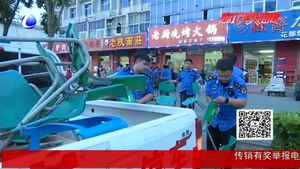 綜合執(zhí)法夜查露天燒烤及小餐桌占道經(jīng)營(yíng)