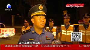 市城市管理綜合執(zhí)法局開展渣土車夜查行動(dòng)