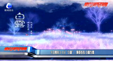 今日零時(shí)30分“白露”：蒹葭蒼蒼 白露為霜