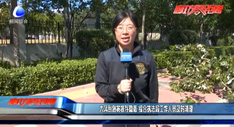 大風(fēng)刮倒樹杈存隱患 綜合執(zhí)法局工作人員及時(shí)清理