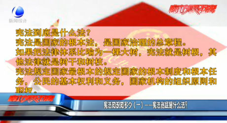 憲法知識知多少（一）——憲法到底是什么法？