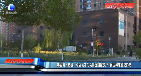 零距離熱線：小區(qū)藝術(shù)門頭緊鄰自家窗戶 居民尋求解決辦法