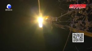 夜幕下的廊坊：路燈維修員 照亮城市夜空