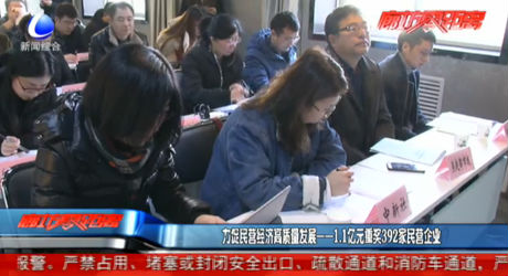 力促民營經(jīng)濟(jì)高質(zhì)量發(fā)展——1.1億元重獎(jiǎng)392家民營企業(yè)