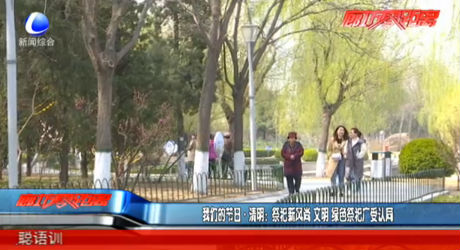 我們的節(jié)日 清明：祭祀新風(fēng)尚 文明 綠色祭祀廣受認(rèn)同