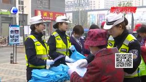 交警一大隊助力創(chuàng)城 開展社區(qū)宣傳“零酒駕”活動