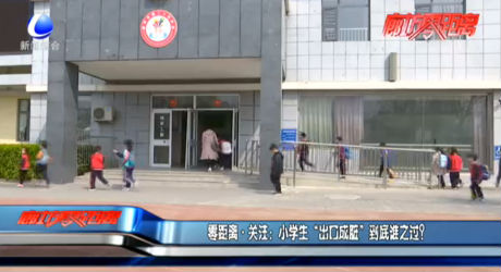 零距離關(guān)注：小學(xué)生“出口成臟”到底誰之過？