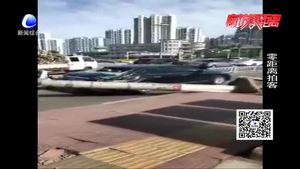 廊坊昨天風(fēng)勢(shì)大 多路段大樹連根拔