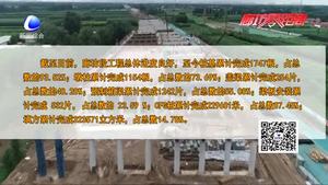 新機場北線高速公路廊坊段筑路正酣