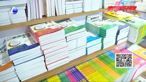 書(shū)店里的“開(kāi)學(xué)典禮” 已準(zhǔn)備就緒