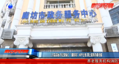 （不忘初心 牢記使命）“冀時辦”APP上線 掌上政務辦事無憂