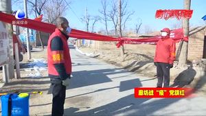 老黨員堅守初心 帶傷堅守崗位