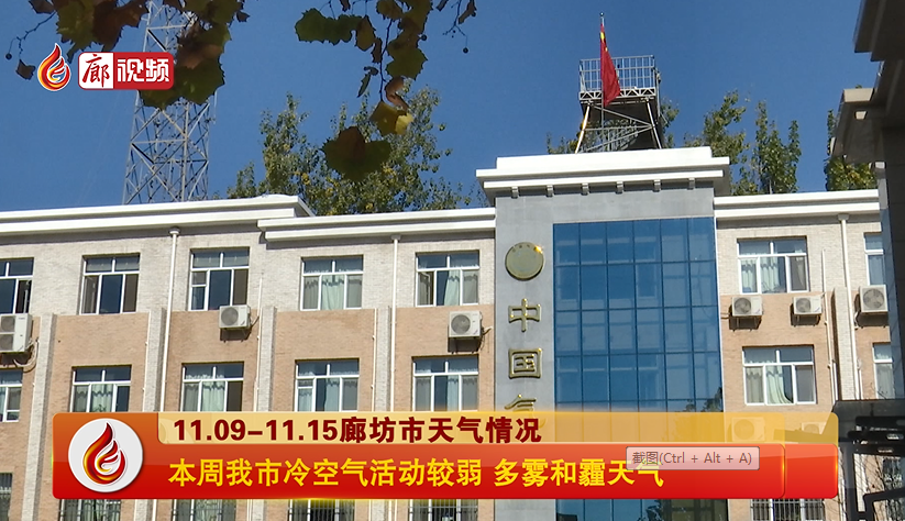 廊視頻 | 十一月第二周我市冷空氣活動(dòng)較弱 多霧和霾天氣